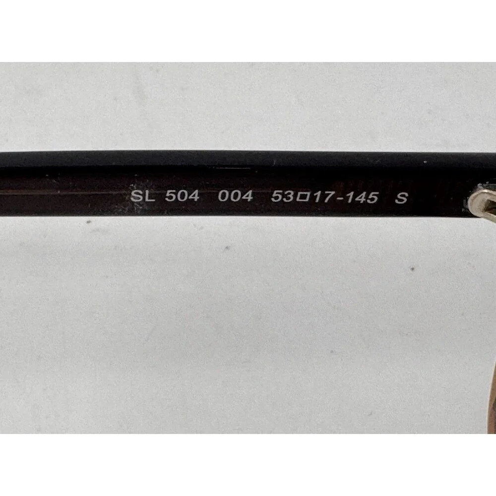 Saint Laurent SL504 004 Eyeglass Frames Only 53-17-145 Brown Fade Italy